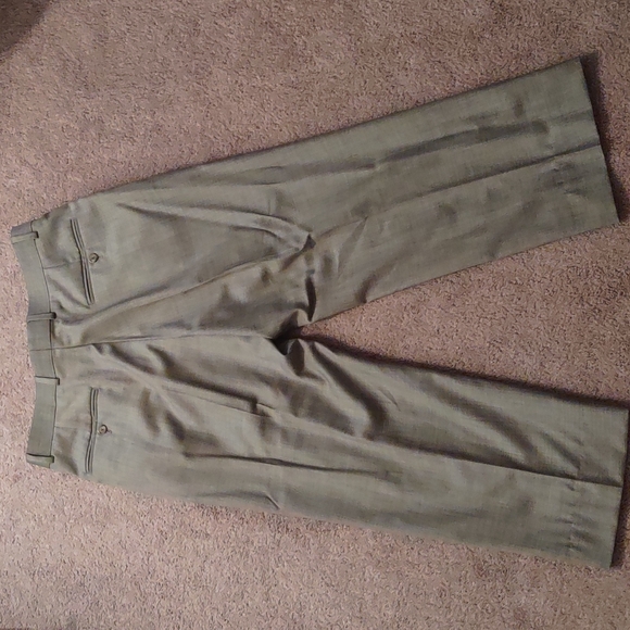 Bill Blass Menswear Tan Suit Jacket And Pants - Picture 8 of 9